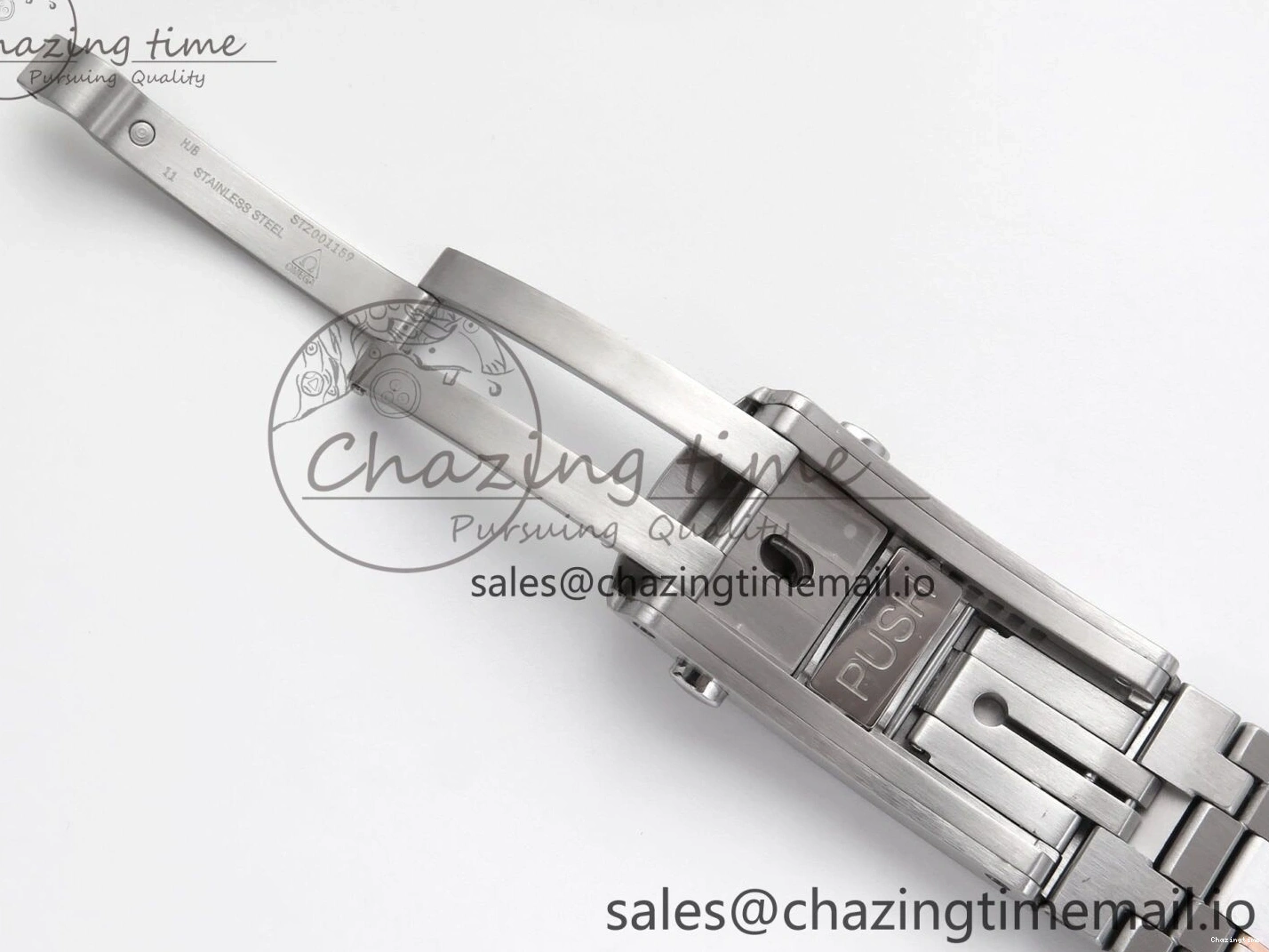 0111 Seamaster 300m Chrono SS YG OMF 1:1 Best Edition Blue Dial on SS YG Bracelet A Popular 7685